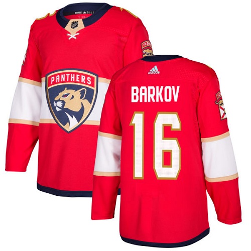 Adidas Florida Panthers #16 Aleksander Barkov Red Home Authentic Stitched Youth NHL Jersey->youth nhl jersey->Youth Jersey